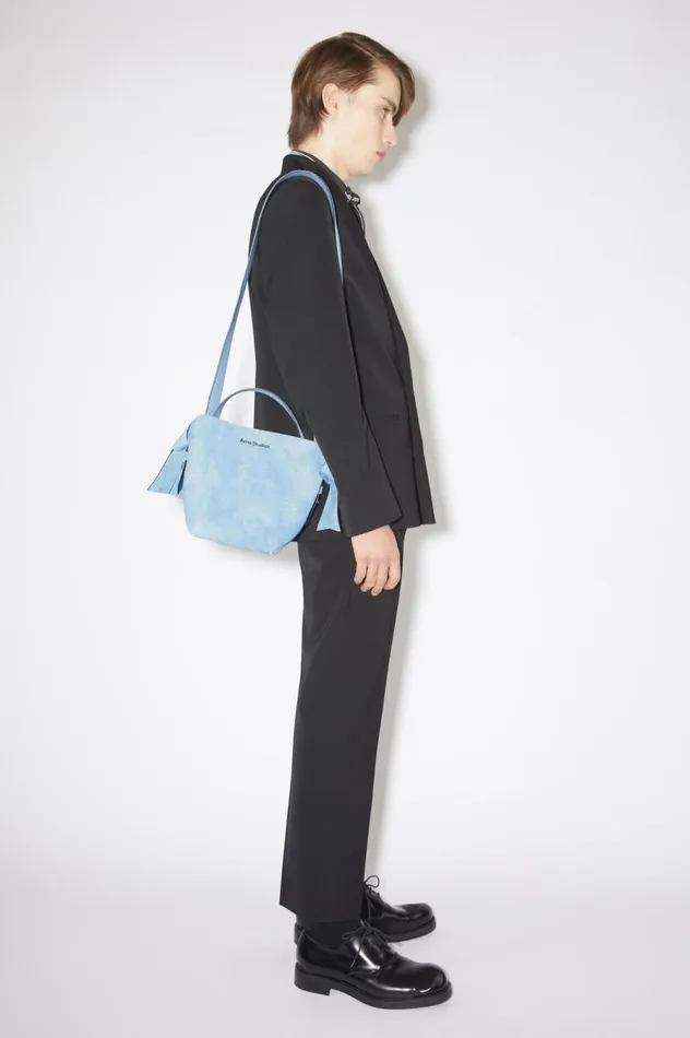 Acne Studios Musubi Mini Shoulder Bag Light Blue Men Bags