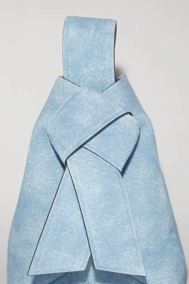 Acne Studios Musubi Mini Shoulder Bag Light Blue Men Bags