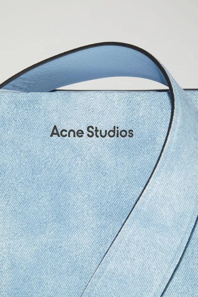 Acne Studios Musubi Mini Shoulder Bag Light Blue Men Bags