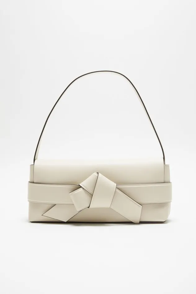 Acne Studios Musubi Shoulder Bag Whiteblack Men Bags