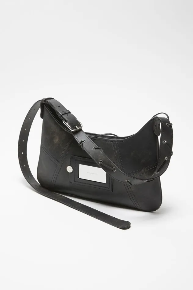 Acne Studios Platt Shoulder Bag Black Women Bags