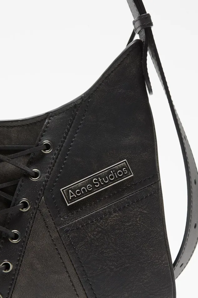 Acne Studios Platt Shoulder Bag Black Women Bags