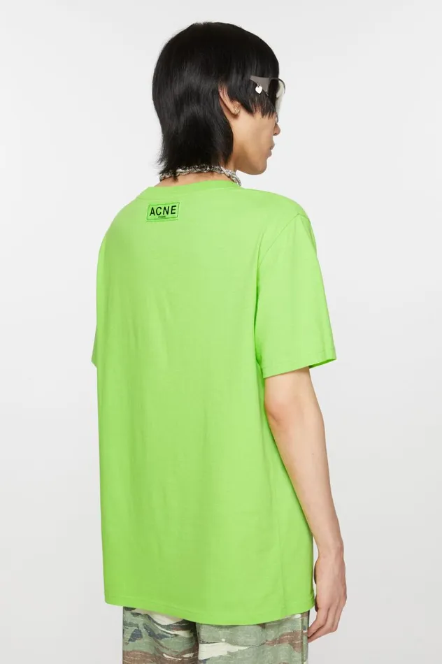 Acne Studios Printed Tshirt Sharp Green Women Tshirts