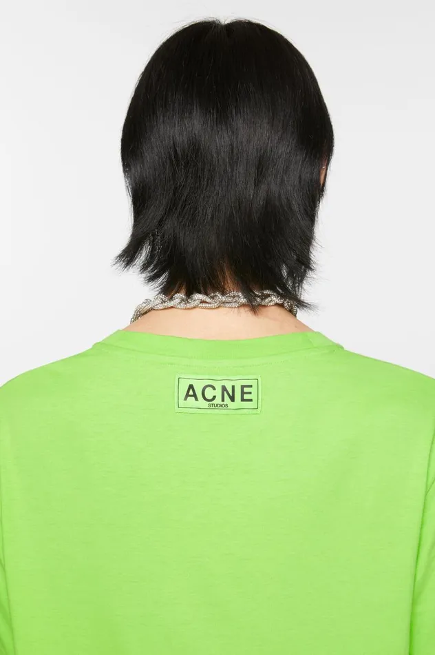 Acne Studios Printed Tshirt Sharp Green Women Tshirts