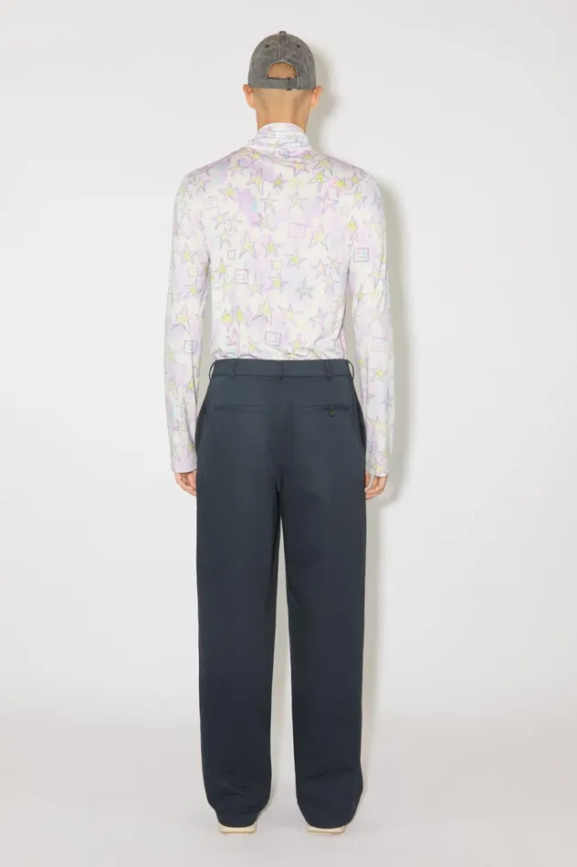 Acne Studios Printed Top 8211 Fitted Fit Pale Pinkmulti Women Tshirts