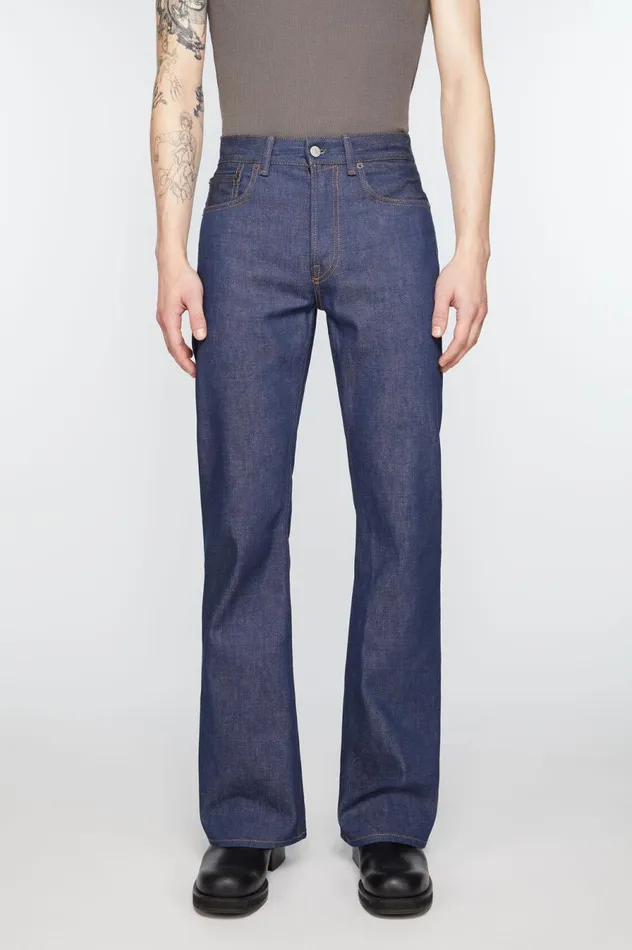 Acne Studios Regular Fit Jeans 8211 1992 Indigo Blue Men Jeans
