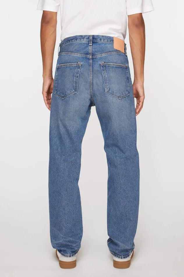 Acne Studios Relaxed Fit Jeans 8211 2003 Mid Blue Men Jeans