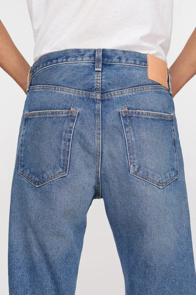 Acne Studios Relaxed Fit Jeans 8211 2003 Mid Blue Men Jeans