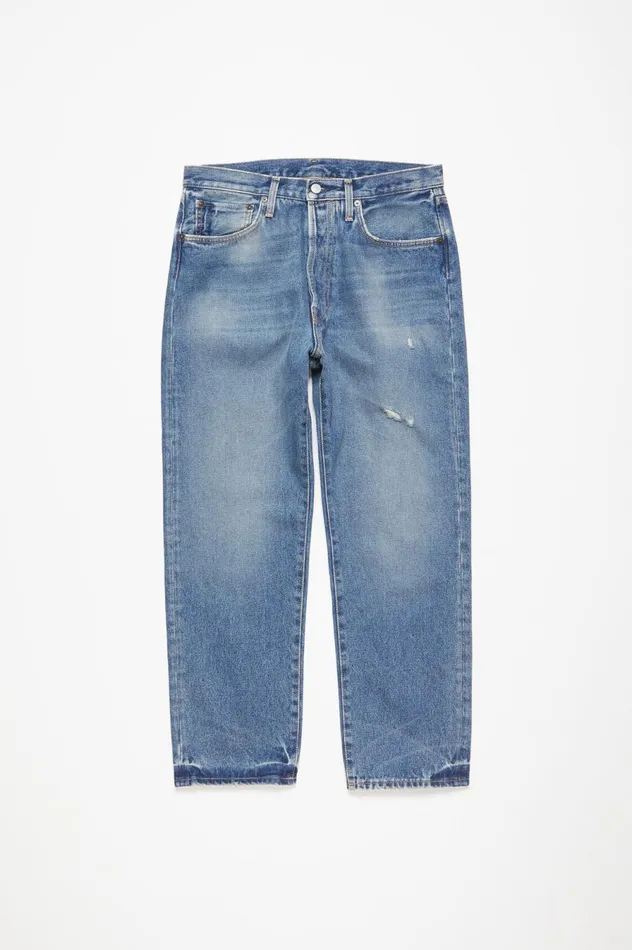 Acne Studios Relaxed Fit Jeans 8211 2003 Mid Blue Men Jeans