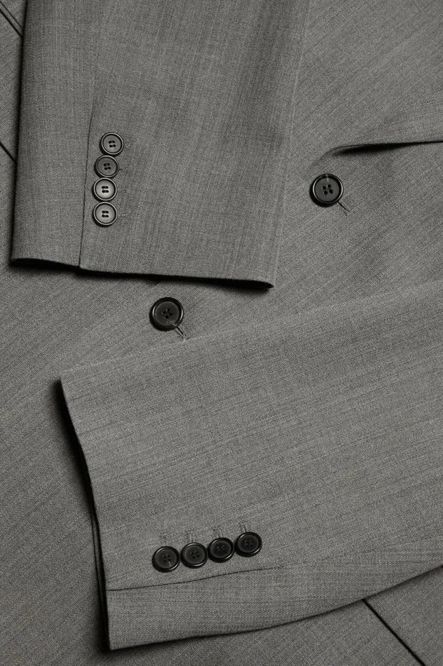 Acne Studios Relaxed Fit Suit Jacket Grey Melange Men Outerwear