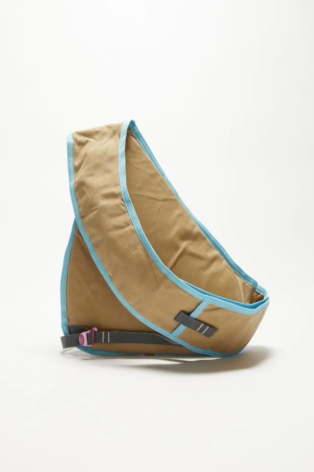 Acne Studios Sling Backpack Beigeblue Women Bags
