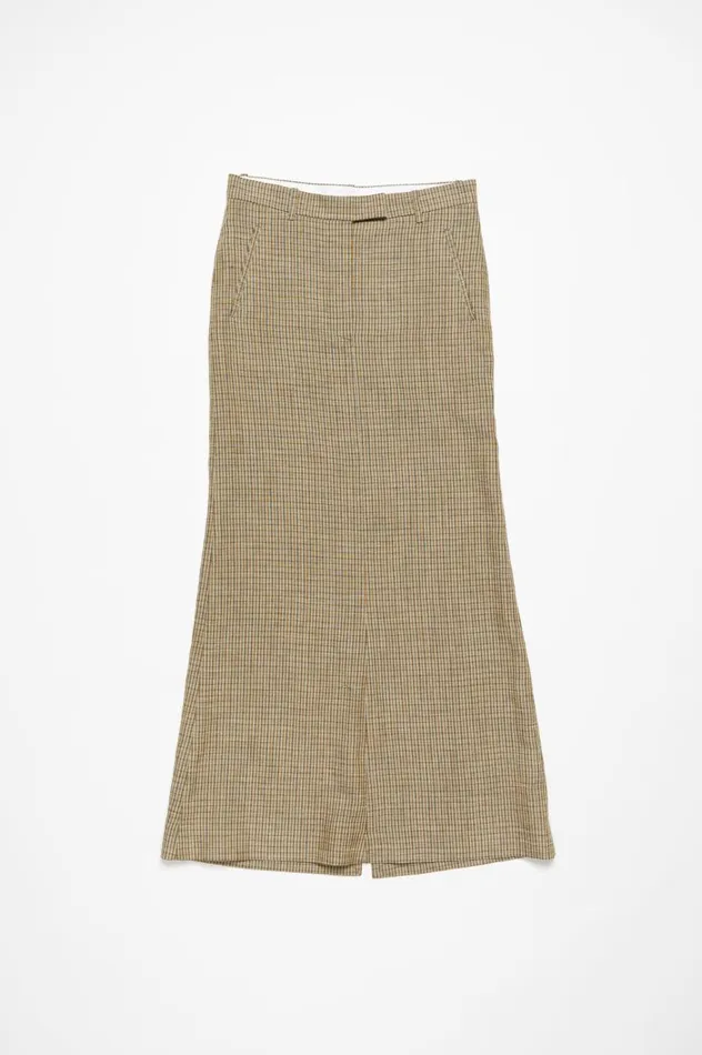 Acne Studios Tailored Skirt Multi Brown Women Skirts