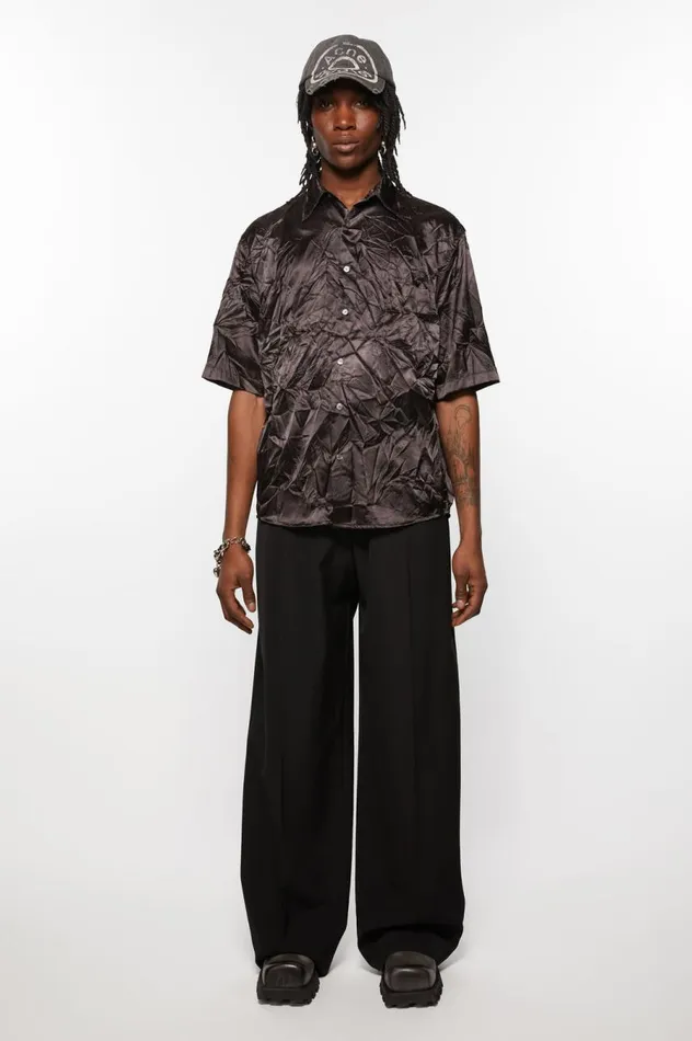 Acne Studios Tailored Trousers Black Men Trousers