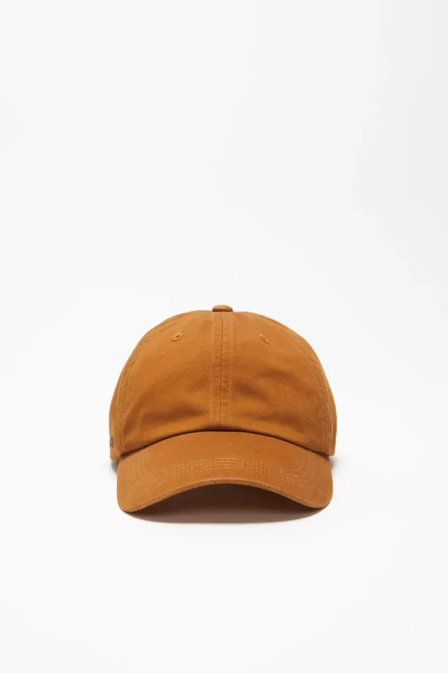 Acne Studios Twill Cap Toffee Brown Men Hats