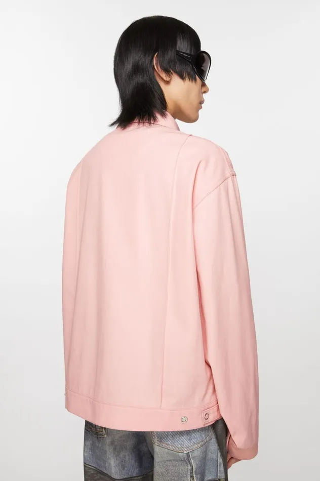 Acne Studios Twill Jacket Pale Pink Men Outerwear