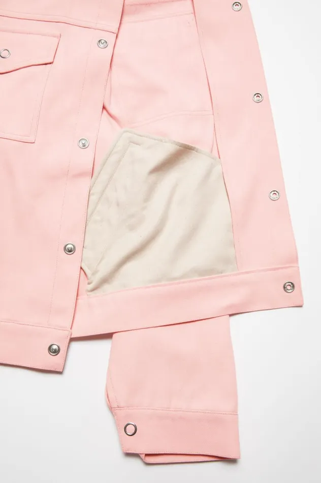 Acne Studios Twill Jacket Pale Pink Men Outerwear