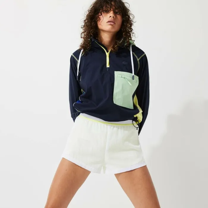 Activewear Women Lacoste Women039s SPORT Light Nylon Shorts White Flashy Yellow 6b2 Activewear Women Lacoste Women039s SPORT Light Nylon Shorts White Flashy Yellow 6b2