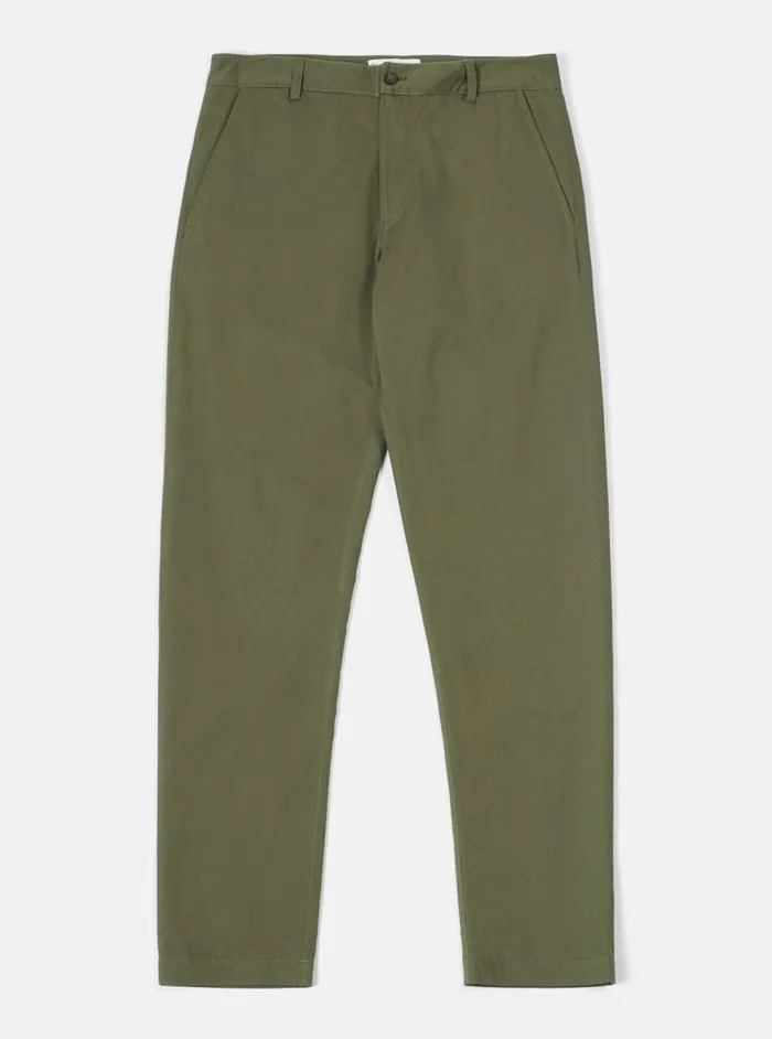 Aston Pant In Light Olive Twill Men Universal Works Suiting