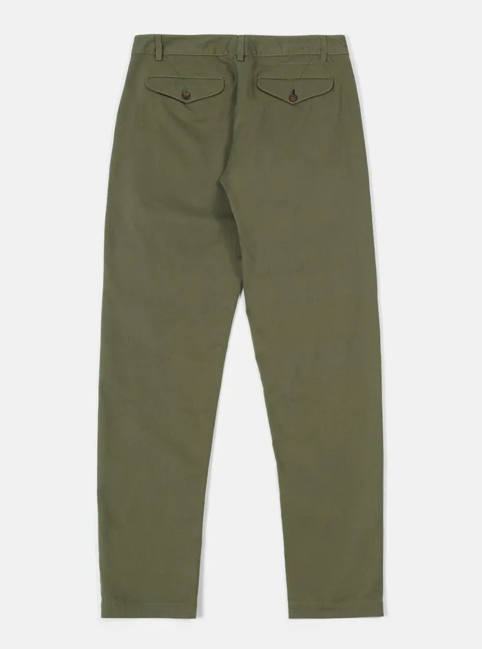 Aston Pant In Light Olive Twill Men Universal Works Suiting