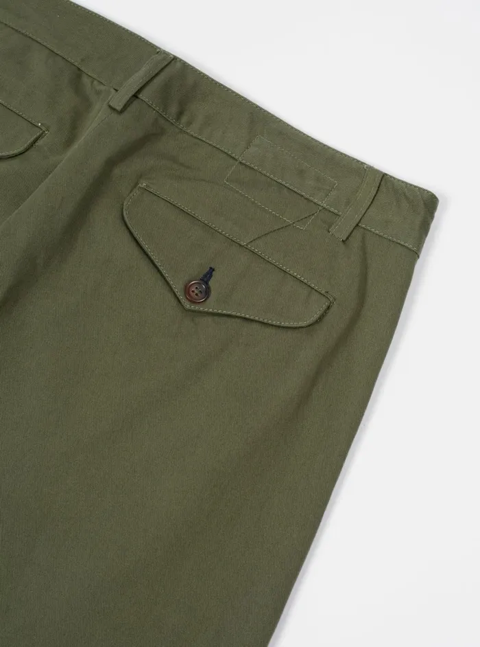 Aston Pant In Light Olive Twill Men Universal Works Suiting