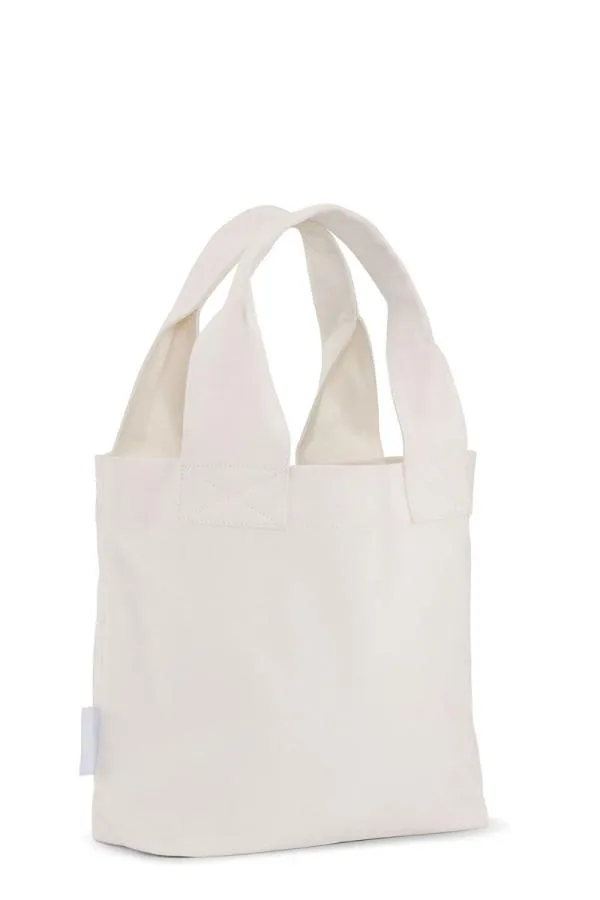 Bags GANNI Shoulder Cotton Canvas Tote Bag Bright White Bags GANNI Shoulder Cotton Canvas Tote Bag Bright White