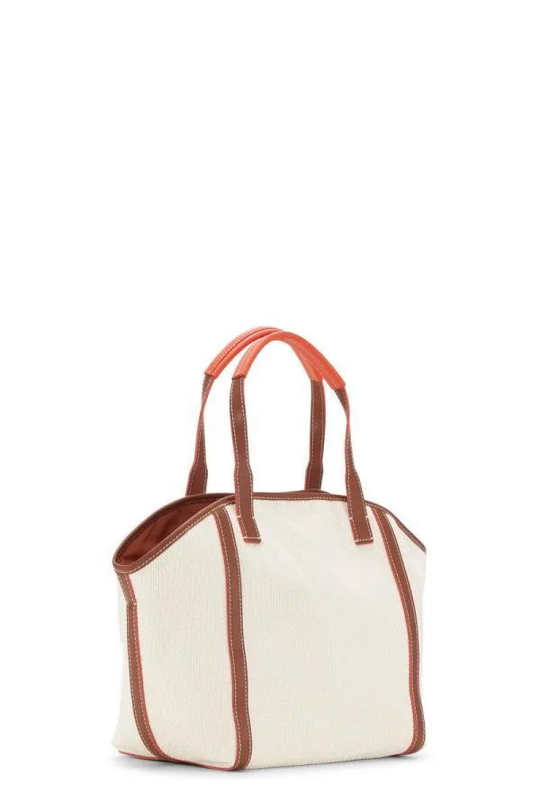 Bags GANNI Shoulder White Small Banner Tote Bag Egret