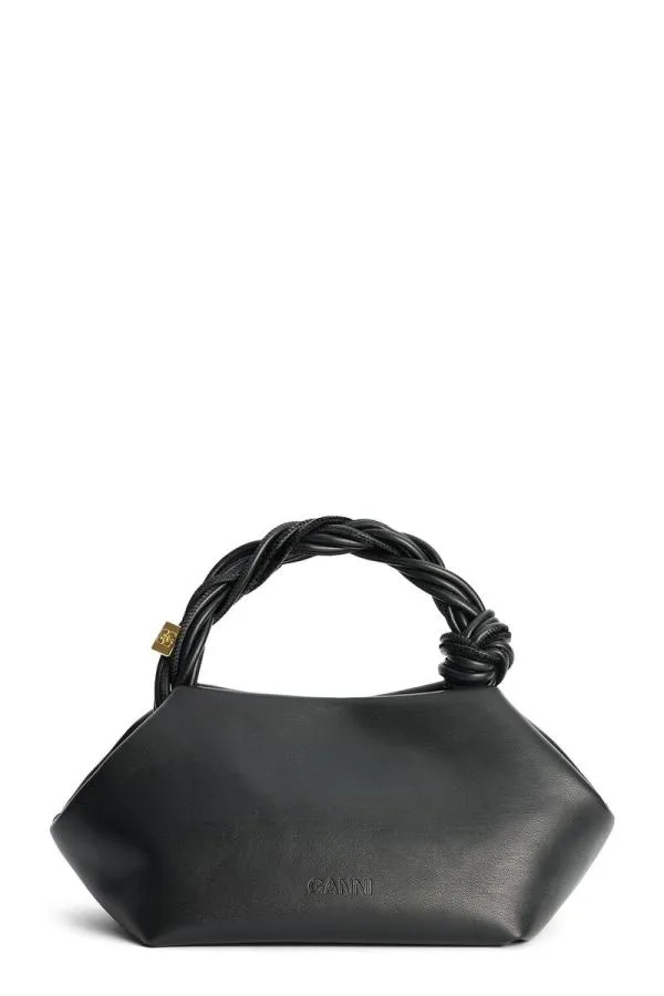 Bags GANNI Top Handle Black Small Bou Bag Black