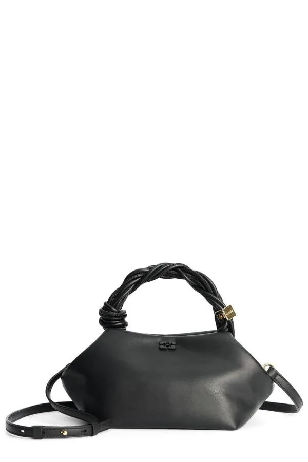 Bags GANNI Top Handle Black Small Bou Bag Black