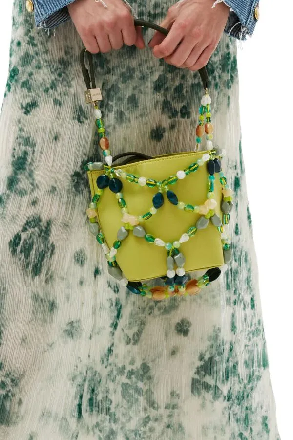 Bags GANNI Top Handle Bucket Beads Bag Tender Shoots Bags GANNI Top Handle Bucket Beads Bag Tender Shoots