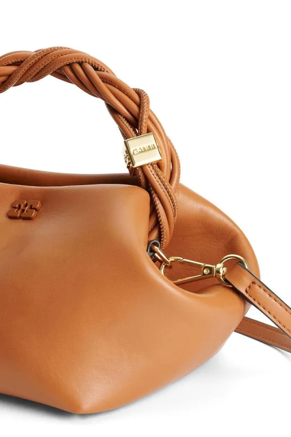 Bags GANNI Top Handle Caramel Small Bou Bag Caramel Caf