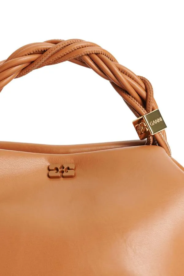 Bags GANNI Top Handle Caramel Small Bou Bag Caramel Caf