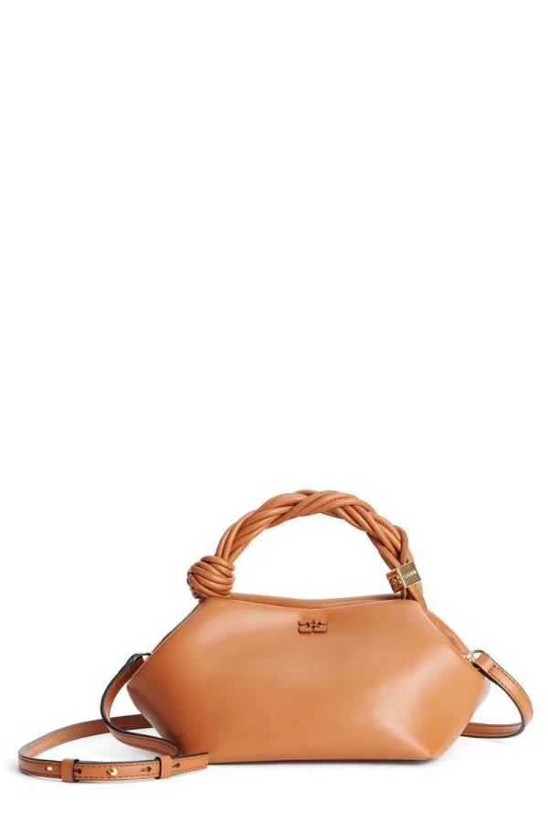 Bags GANNI Top Handle Caramel Small Bou Bag Caramel Caf