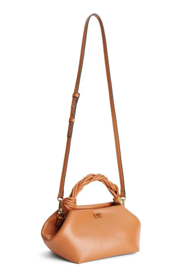 Bags GANNI Top Handle Caramel Small Bou Bag Caramel Caf