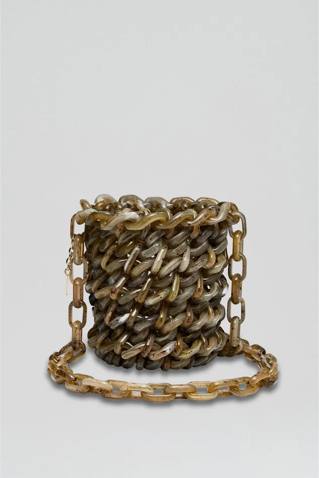 Bags Women Scanlan Theodore RESIN CROSSBODY BASKET TAUPE Bags Women Scanlan Theodore RESIN CROSSBODY BASKET TAUPE