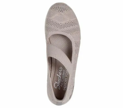BeCool 8211 Sweet Knit Taupe Women SKECHERS SlipOn
