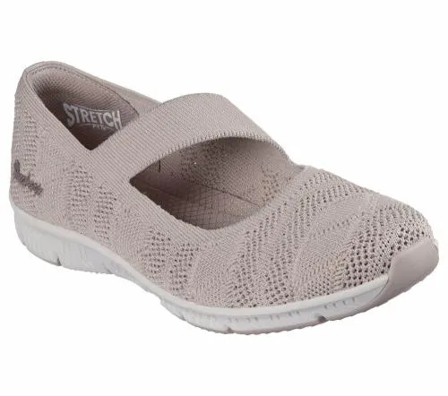 BeCool 8211 Sweet Knit Taupe Women SKECHERS SlipOn