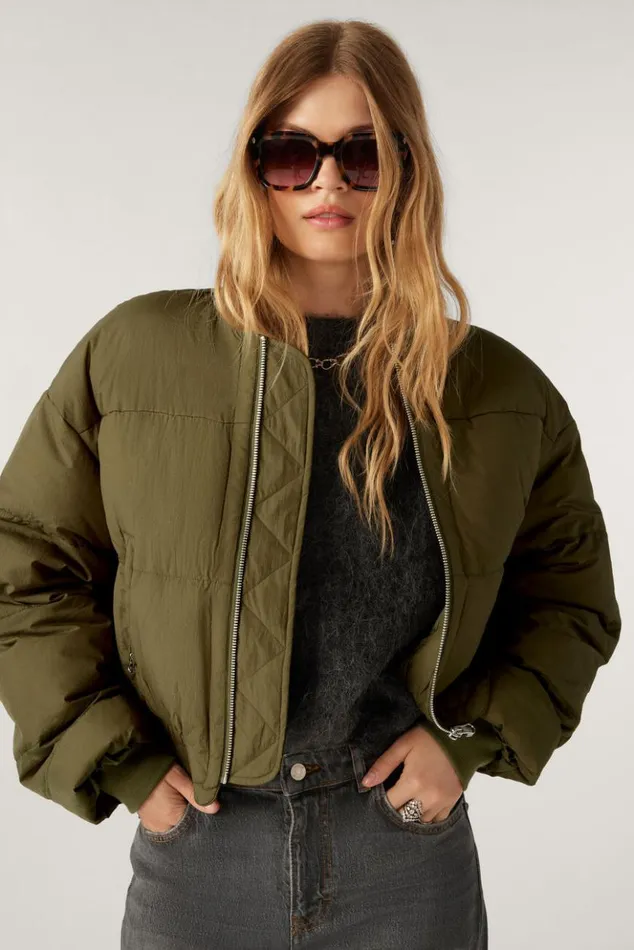 BellyCropped Jacket Clothing Baandsh Jackets and Coats