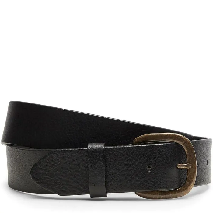 Belts Men Justin Boots Work Basic Belt Black