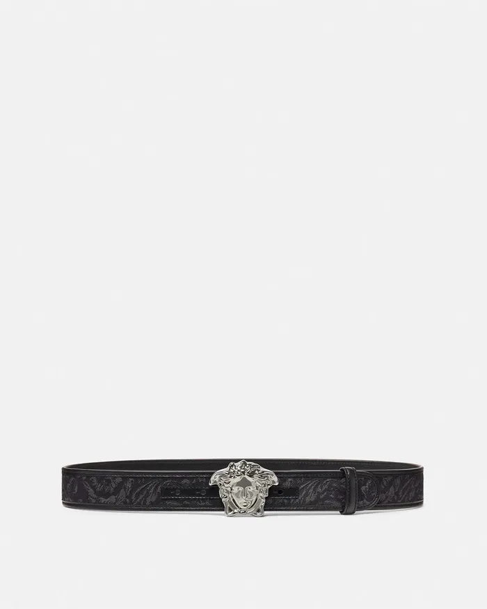 Belts Men Versace Barocco La Medusa Belt 4 Cm Blackprint