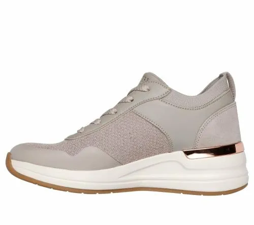Billion 2 8211 Winning Streak Taupe Women SKECHERS Lace Up
