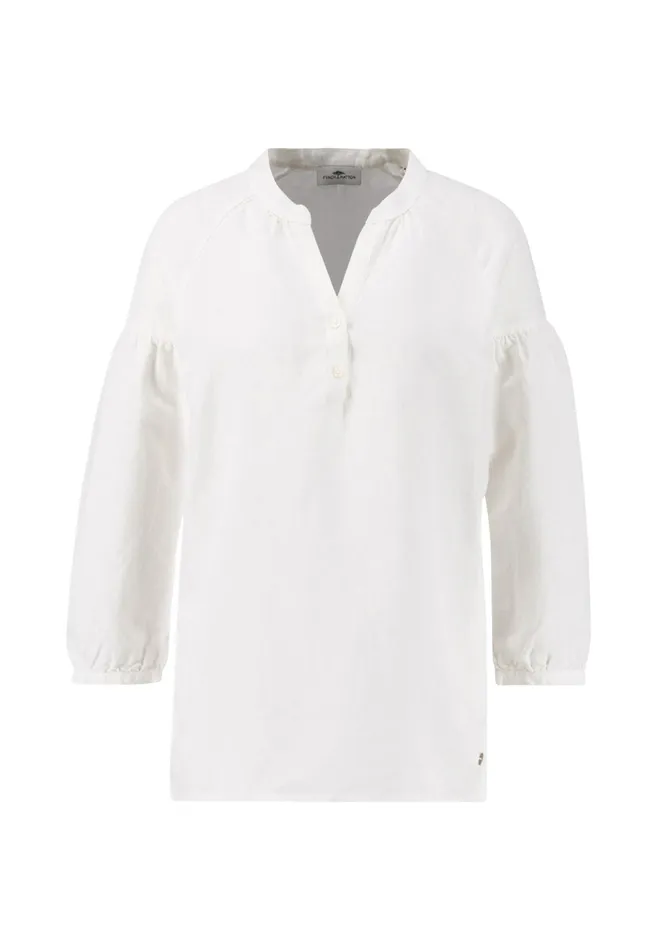 Blouses Women FYNCHHATTON Plain Blouse With A Vneckline Whitesummer Redfresh Roselight Blue Blouses Women FYNCHHATTON Plain Blouse With A Vneckline Whitesummer Redfresh Roselight Blue