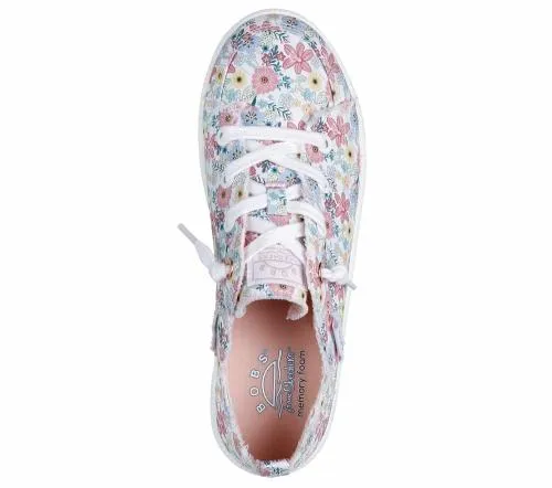 BOBS B Cute 20 8211 Dainty Look White Multi Women SKECHERS SlipOn