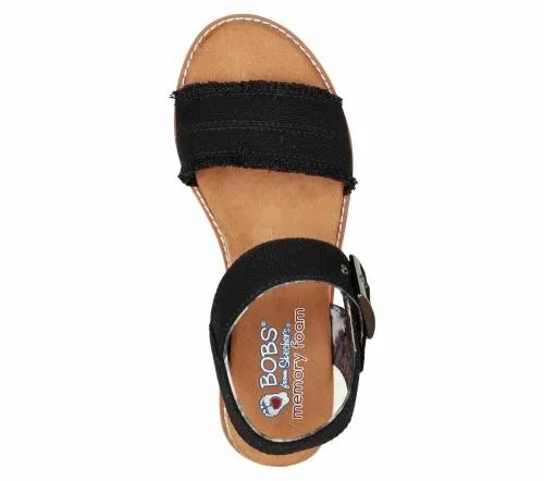 BOBS Desert Kiss 8211 Adobe Princess Black Women SKECHERS Canvas Shoes