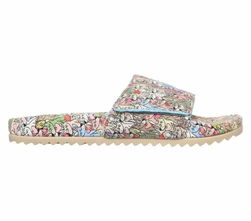 BOBS PopUps 2 8211 Spring Crush Taupe Multi Women SKECHERS Sandals