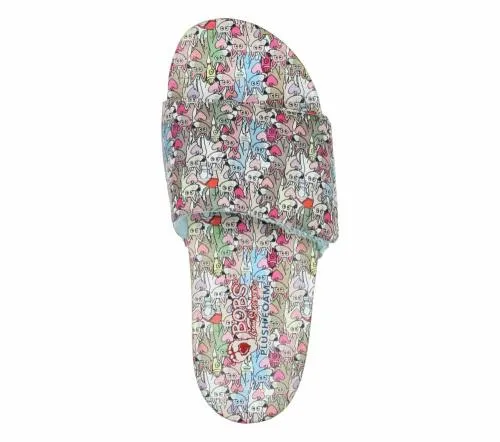 BOBS PopUps 2 8211 Spring Crush Taupe Multi Women SKECHERS Sandals
