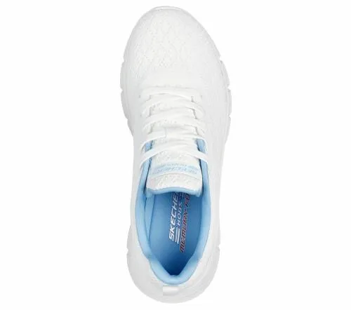 BOBS Sport B Flex 8211 Quick Pivot Off White Women SKECHERS Lace Up