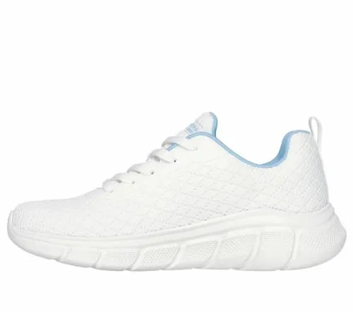 BOBS Sport B Flex 8211 Quick Pivot Off White Women SKECHERS Lace Up