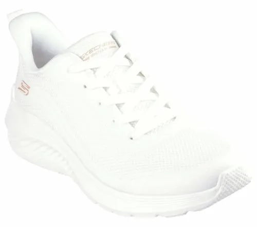 BOBS Sport Squad Waves 8211 Still Wading White Women SKECHERS Lace Up