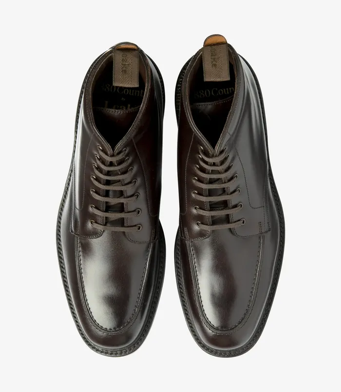 Boots Gisbourne Dark Brown Loake Men