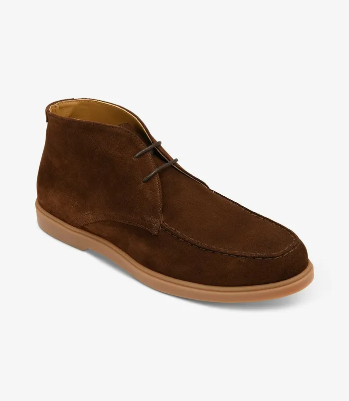 Boots Loake Men Amalfi Chocolate Brown Suede